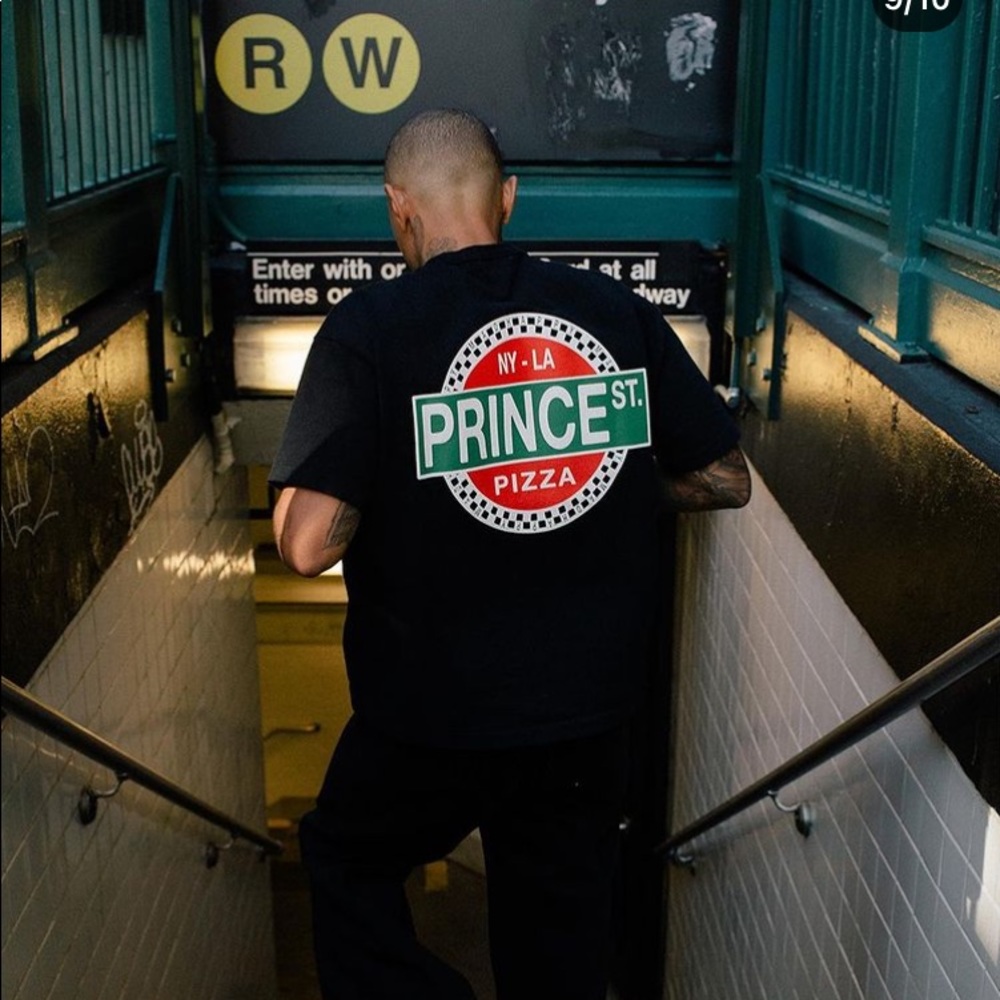 NWT Madhappy Prince Street Pizza Tee